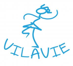Logo rond bleu